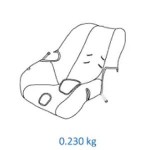 Maxi Cosi Husa de Vara pentru Scaun Auto CabrioFix ALBASTRU