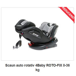 Scaun auto 4Baby Roto-Fix cu centura Top Tether